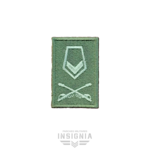 Parche Presilla Grado Cabo Segundo Arma Caballería Camuflado Verde Camaleón